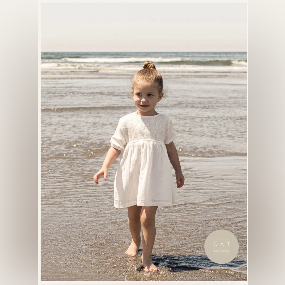 Oat Co Vienna Dress White Size 3/4